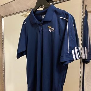 miller lite golf polo
